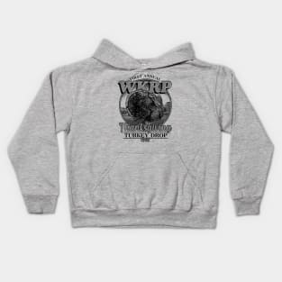 WKRP Turkey Drop 1978 Pencil Art Kids Hoodie